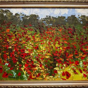 Poppy fields / A. Skryleva / 2017 / 30x40 / Canva, Oil